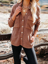 Load image into Gallery viewer, Women’s Solid Color Button-Down Corduroy Top with Pockets S-2XL - Wazzi&#39;s Wear