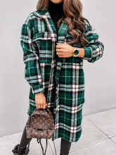 Load image into Gallery viewer, Women’s Plaid Buttoned Shirt Jacket in 7 Colors S-2XL
