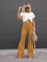 Load image into Gallery viewer, Women’s Solid Bellbottom Corduroy Pants in 6 Colors Waist 28-36