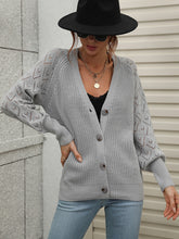 Load image into Gallery viewer, Women’s Solid Color Button Front Cardigan Sweater in 5 Colors S-XL - Wazzi&#39;s Wear