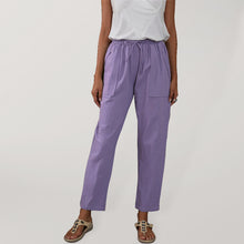 Load image into Gallery viewer, Women&#39;s Solid Linen Drawstring Pants with Side Pockets in 5 Colors Waist 26-34