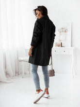 Load image into Gallery viewer, Women&#39;s Double-Breasted Solid Wool Coat in 4 Colors S-1X