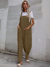 Load image into Gallery viewer, Women&#39;s Solid Overalls with Front Pockets in 9 Colors S-XL - Wazzi&#39;s Wear