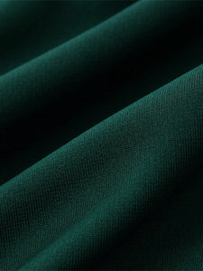 Women’s Long Sleeve Midi Dress with Wrap Waist and Leg Slit in 4 Colors S-2XL - Wazzi's Wear