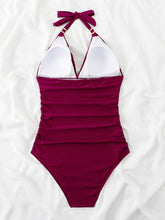 Load image into Gallery viewer, Women&#39;s Halter One-Piece Swimsuit in 11 Colors Sizes S-XL