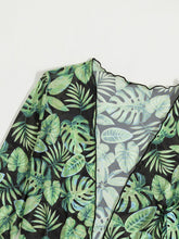 Load image into Gallery viewer, Women&#39;s Tropical Print Bikini Three Piece Set S-XL