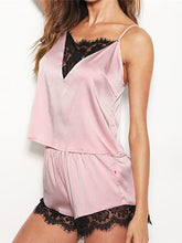 Load image into Gallery viewer, Loungwear Pyjama Set with Tank Top and Shorts in 3 Colors Sizes 4-18