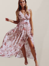 Load image into Gallery viewer, Women’s Floral Print Sleeveless Chiffon Maxi Dress in 4 Colors - Wazzi&#39;s Wear