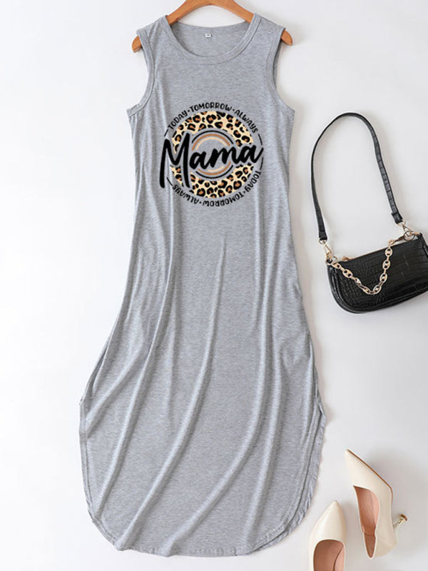 Mama Sleeveless Maxi Dress