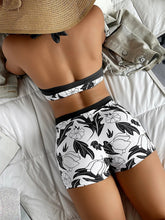Load image into Gallery viewer, Women&#39;s Printed Bikini Top and High Waist Shorts Swim Set in 5 Colors S-XL