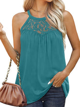 Load image into Gallery viewer, Women&#39;s Solid Tank Top with Lace in 4 Colors Sizes 4-22