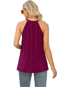 Women's Solid Tank Top with Lace in 4 Colors Sizes 4-22