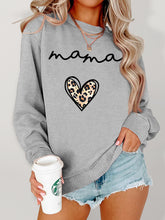 Load image into Gallery viewer, Women&#39;s Mama Long Sleeve Crewneck Sweatshirt in 6 Colors S-XL - Wazzi&#39;s Wear