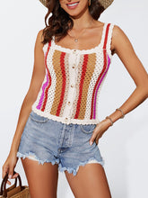 Load image into Gallery viewer, Ladies Knit Camisole with Buttons in 4 Colors S-XL