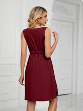 Load image into Gallery viewer, Women&#39;s Solid Sleeveless A-line Dress with Buttons and Pockets in 7 Colors Sizes 4-12