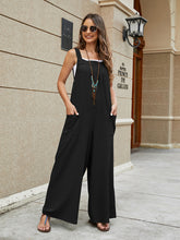 Load image into Gallery viewer, Women&#39;s Solid Sleeveless Wide Leg Jumpsuit in 3 Colors Sizes 4-12