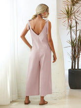 Load image into Gallery viewer, Women&#39;s Solid Shoulder Tie Jumpsuit in 2 Colors Sizes 4-12