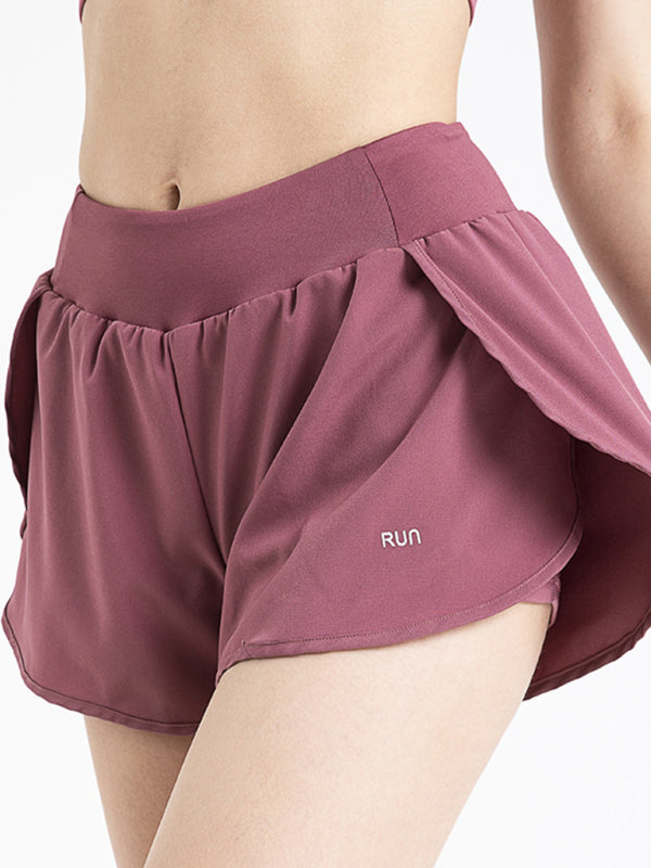 Women's Solid Running Shorts with Pocket in 4 Colors Sizes 2-12 - Wazzi's Wear