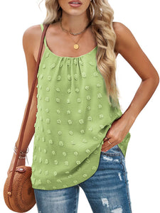 Women's Solid Dot Camisole in 6 Colors S-XXL