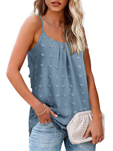 Women's Solid Dot Camisole in 6 Colors S-XXL