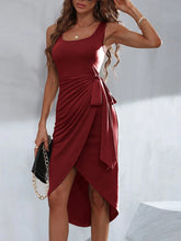 Load image into Gallery viewer, Women&#39;s Solid Sleeveless Wrap Dress in 2 Colors Sizes 2-10