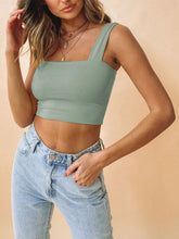 Load image into Gallery viewer, Women&#39;s Solid Sleeveless Crop Top in 4 Colors Sizes 4-8