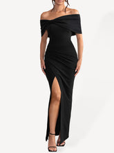 Load image into Gallery viewer, Women&#39;s Elegant Off-the-Shoulder Gown in 2 Colors S-XL