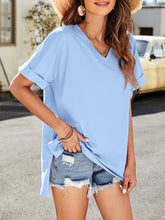 Load image into Gallery viewer, Women&#39;s Solid V-Neck Top in 4 Colors Sizes 2-14