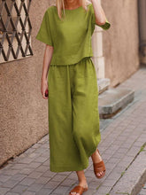 Load image into Gallery viewer, Women&#39;s Casual Loose Fit Two-Piece Set in 5 Colors Sizes 4-34