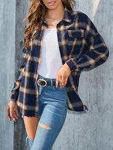 Load image into Gallery viewer, Women’s Plaid Long Sleeve Shirt Jacket in 4 Colors S-3XL