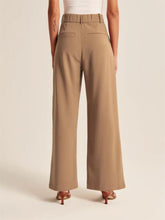 Load image into Gallery viewer, Women&#39;s Solid High Waist Wide Leg Pants in 4 Colors Sizes 2-14