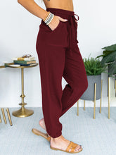 Load image into Gallery viewer, Women&#39;s Solid Cotton Blend Drawstring Joggers with Pockets in 5 Colors Sizes 4-14