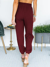 Load image into Gallery viewer, Women&#39;s Solid Cotton Blend Drawstring Joggers with Pockets in 5 Colors Sizes 4-14