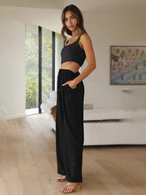Load image into Gallery viewer, Women&#39;s Solid Drawstring Wide Leg Pants in 3 Colors Sizes 4-22