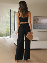 Load image into Gallery viewer, Women&#39;s Solid Drawstring Wide Leg Pants in 3 Colors Sizes 4-22