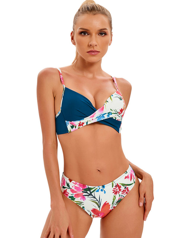 Women's Floral Bikini in 9 Colors S-3XL - Wazzi's Wear