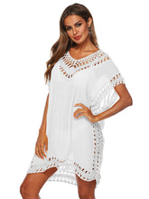 Load image into Gallery viewer, Women’s Boho V-Neck Beach Coverup in 3 Colors S-L