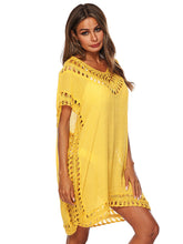 Load image into Gallery viewer, Women’s Boho V-Neck Beach Coverup in 3 Colors S-L