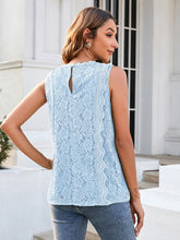 Load image into Gallery viewer, Women’s Lace Solid Sleeveless Top in 8 Colors Sizes 4-18