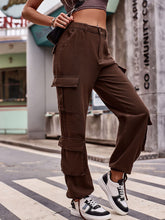 Load image into Gallery viewer, Women&#39;s Solid Multi-Pocket Cuffed Cargo Pants in 5 Colors Sizes 4-18