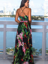 Load image into Gallery viewer, Women&#39;s Sleeveless Floral Maxi Dress in 15 Colors Sizes 4-14 - Wazzi&#39;s Wear
