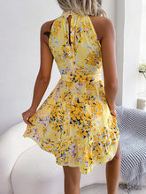 Load image into Gallery viewer, Women&#39;s Floral Sleeveless Ruffled Dress in 3 Colors Sizes 4-12