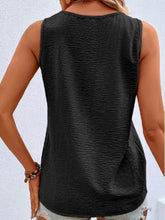 Load image into Gallery viewer, Women&#39;s Solid V-Neck Button Sleeveless Top in 7 Colors Sizes 4-14