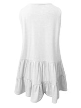 Load image into Gallery viewer, Women’s Solid Sleeveless Ruffled Top in 5 Colors Sizes 4-12