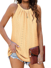 Load image into Gallery viewer, Women’s Solid Sleeveless Eyelet Camisole Top in 6 Colors Sizes 2-12