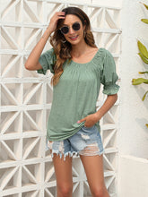 Load image into Gallery viewer, Women’s Short Sleeve Round Neck Top in 3 Colors Sizes 4-12