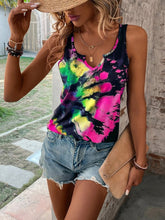 Load image into Gallery viewer, Women&#39;s Tie Dye V-Neck Tank Top in 4 Colors Sizes 4-12