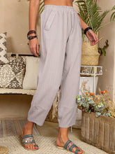 Load image into Gallery viewer, Women’s Solid Cropped Pants with Pockets in 8 Colors Sizes 2-18