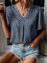 Load image into Gallery viewer, Women’s Leopard Print Short Sleeve Top in 3 Colors Sizes 2-10