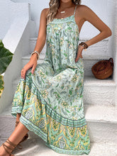 Load image into Gallery viewer, Women’s Floral Maxi Dress with Spaghetti Straps Sizes 4-10